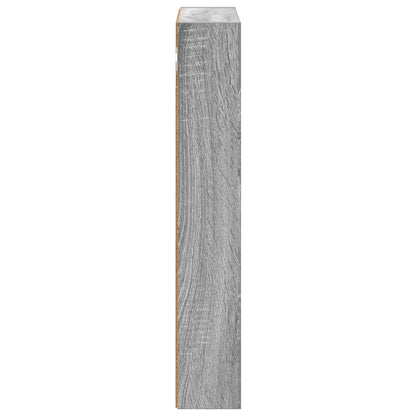 vidaXL Bathroom Wall Cabinet Grey Sonoma 40 x 10 x 60.5 cm
