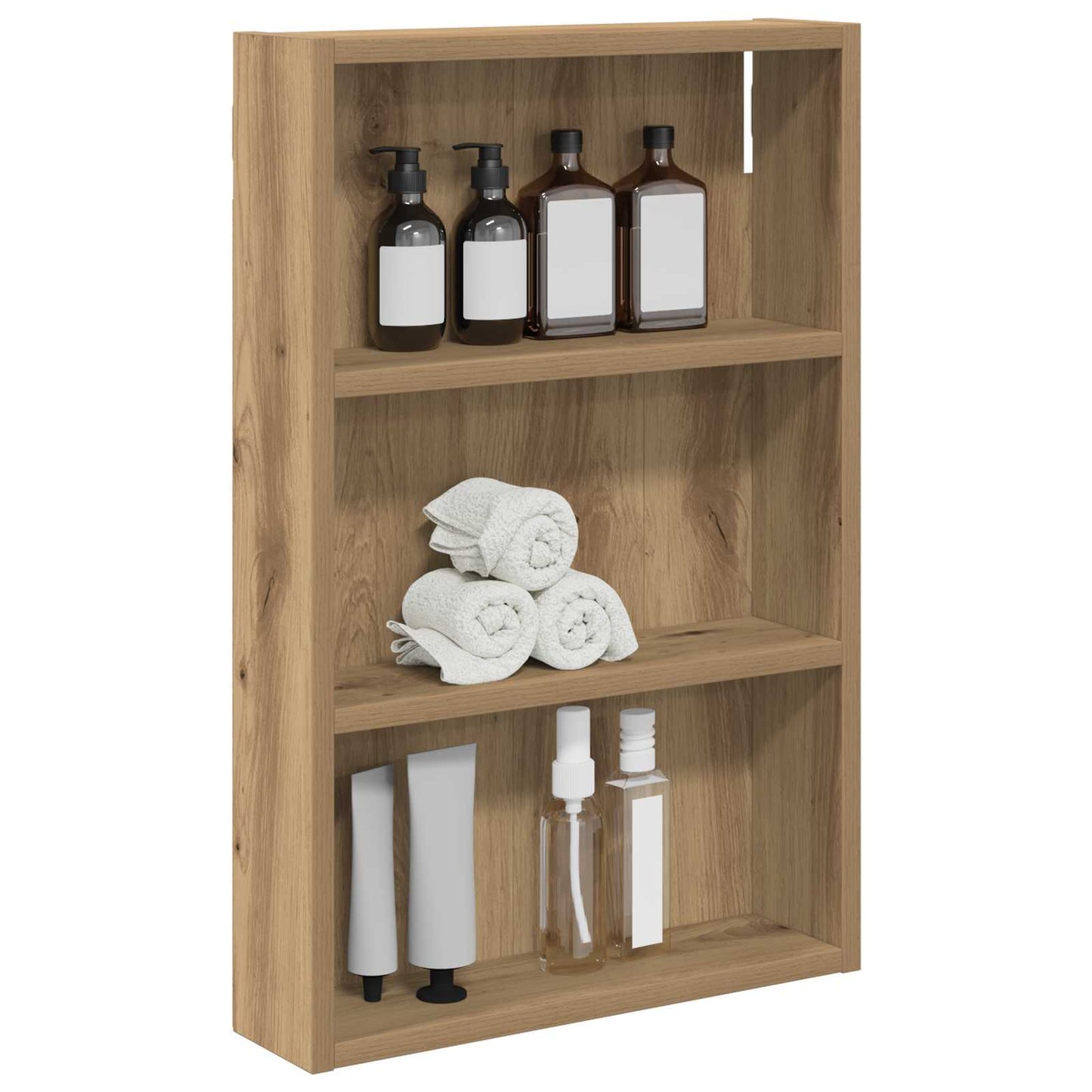 vidaXL Bathroom Wall Cabinet Artisian Oak 40 x 10 x 60.5 cm