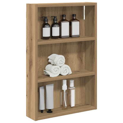 vidaXL Bathroom Wall Cabinet Artisian Oak 40 x 10 x 60.5 cm