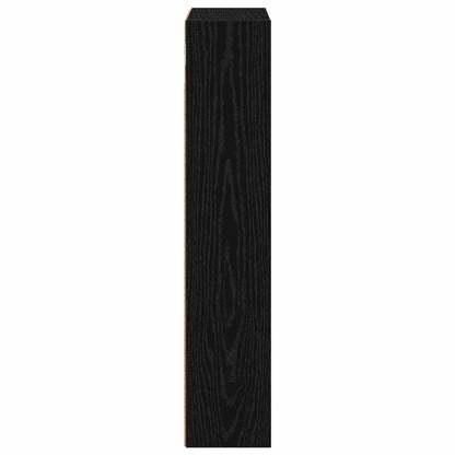 vidaXL Bathroom Wall Cabinet Black Oak 40 x 14 x 70 cm Engineered wood