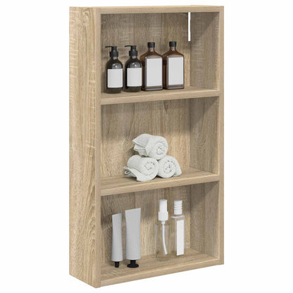 vidaXL Bathroom Wall Cabinet Sonoma Oak 40 x 14 x 70 cm