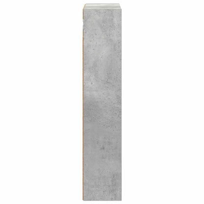 vidaXL Bathroom Wall Cabinet Concrete Grey 40 x 14 x 70 cm