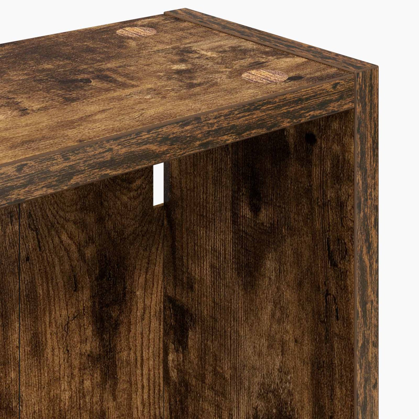 vidaXL Bathroom Wall Cabinet with Shelf Smoked Oak 40 x 14 x 70 cm