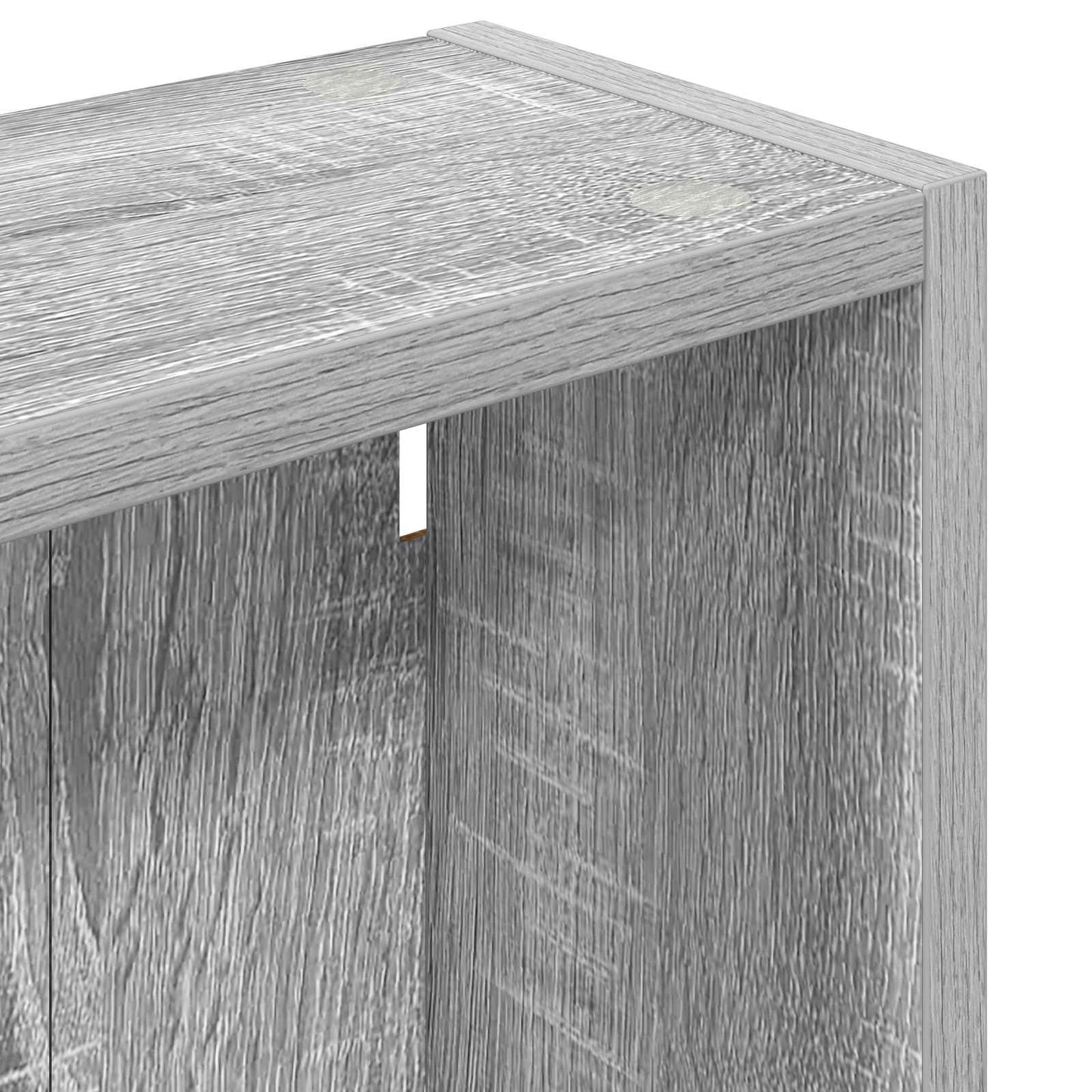 vidaXL Bathroom Wall Cabinet with Shelf Grey Sonoma 40 x 14 x 70 cm