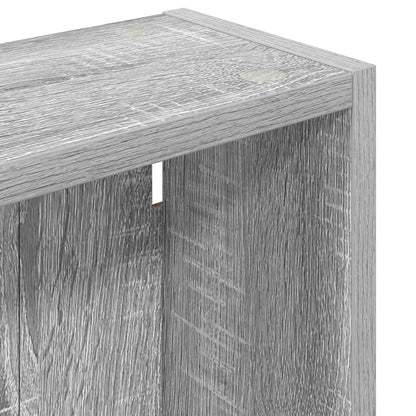 vidaXL Bathroom Wall Cabinet with Shelf Grey Sonoma 40 x 14 x 70 cm