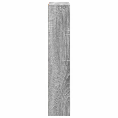 vidaXL Bathroom Wall Cabinet Grey Sonoma 40 x 14 x 70 cm