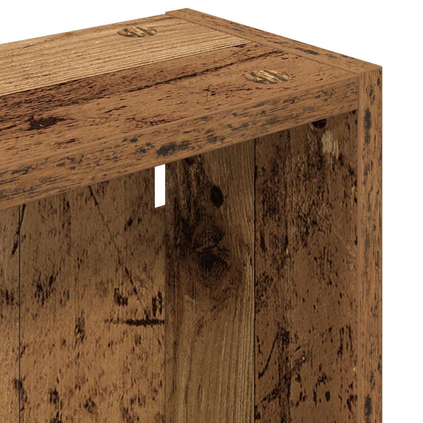 vidaXL Bathroom Wall Cabinet Old Wood 40 x 14 x 70 cm Engineered wood