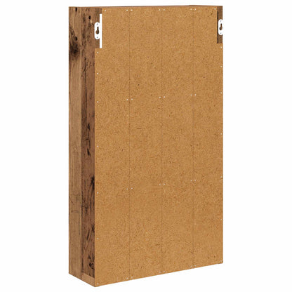 vidaXL Bathroom Wall Cabinet Old Wood 40 x 14 x 70 cm Engineered wood