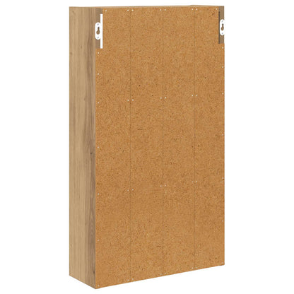 vidaXL Bathroom Wall Cabinet with Shelf Artisian Oak 40 x 14 x 70 cm