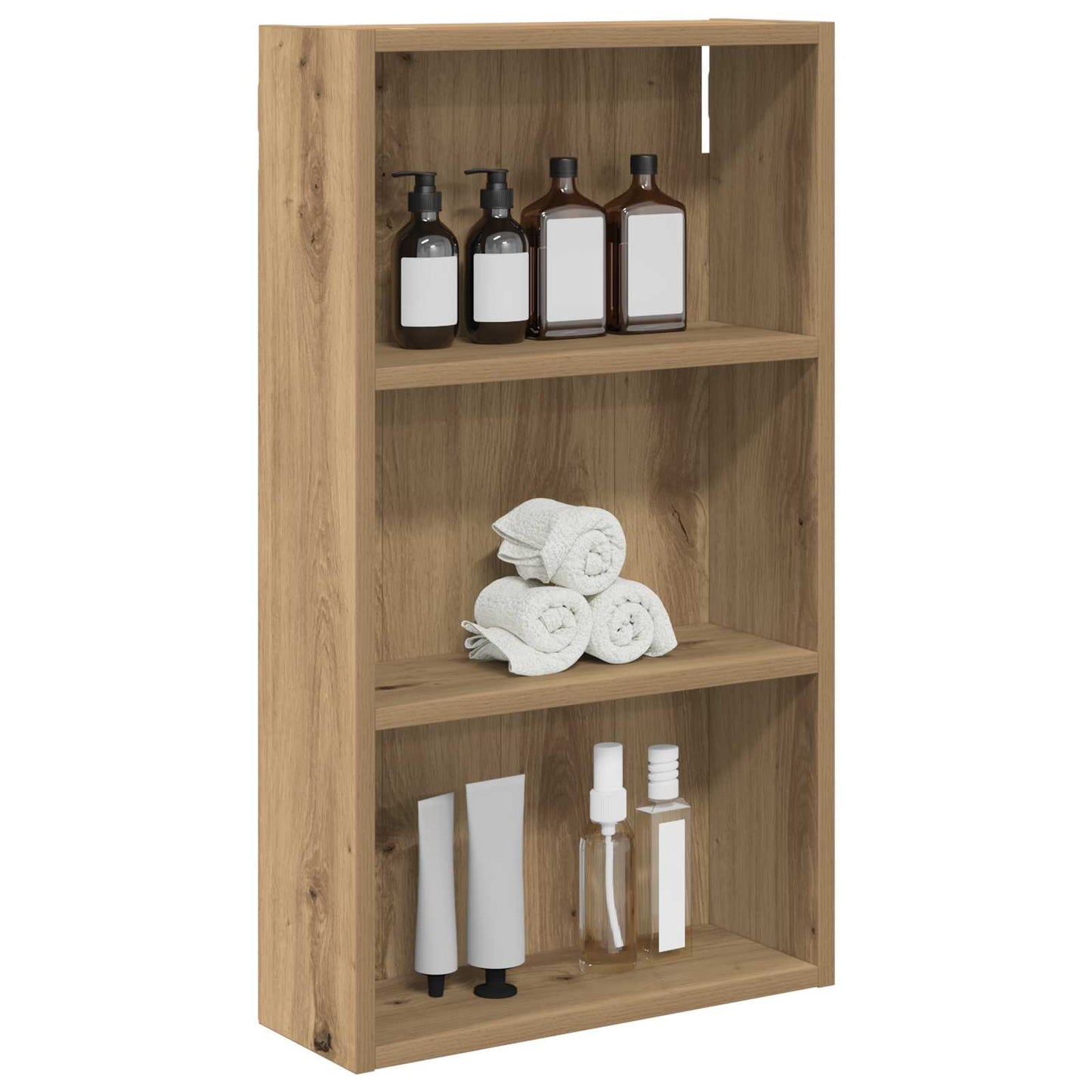 vidaXL Bathroom Wall Cabinet with Shelf Artisian Oak 40 x 14 x 70 cm