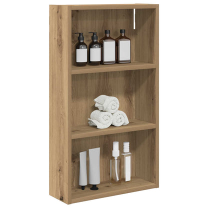 vidaXL Bathroom Wall Cabinet with Shelf Artisian Oak 40 x 14 x 70 cm
