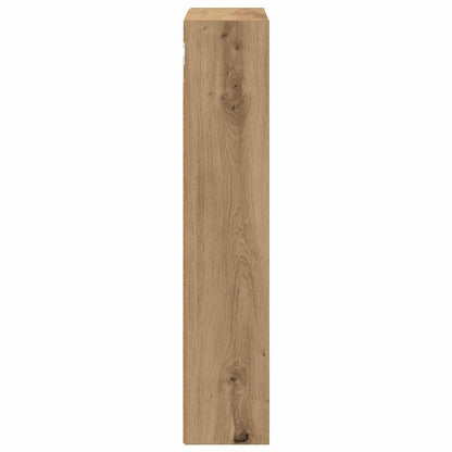 vidaXL Bathroom Wall Cabinet with Shelf Artisian Oak 40 x 14 x 70 cm
