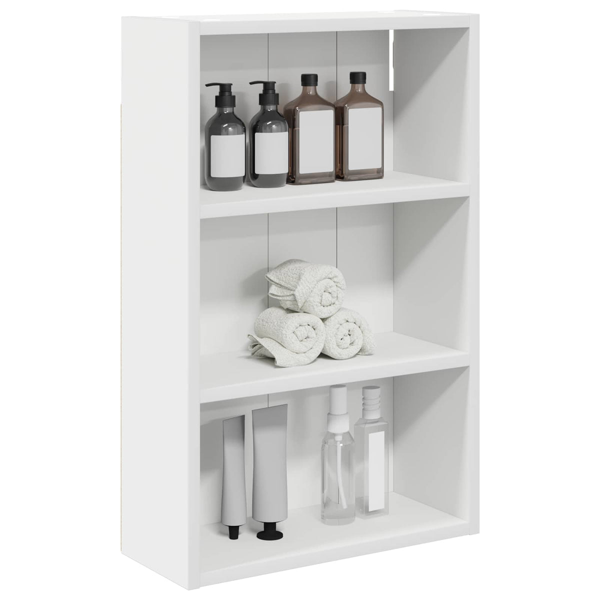 vidaXL Bathroom Wall Cabinet White 40 x 16 x 62.5 cm Engineered wood
