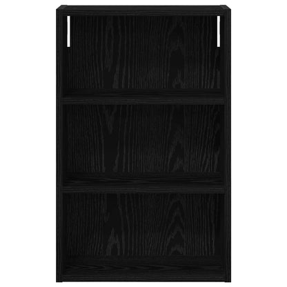 vidaXL Bathroom Wall Cabinet Black Oak 40 x 16 x 62.5 cm