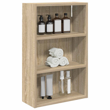 vidaXL Bathroom Wall Cabinet Sonoma Oak 40 x 16 x 62.5 cm