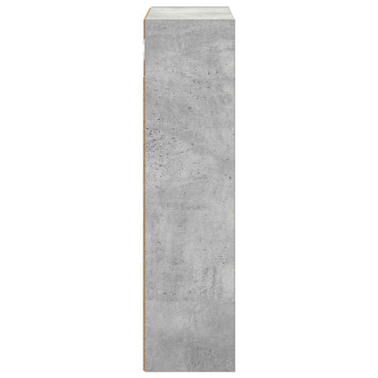 vidaXL Bathroom Wall Cabinet Concrete Grey 40 x 16 x 62.5 cm
