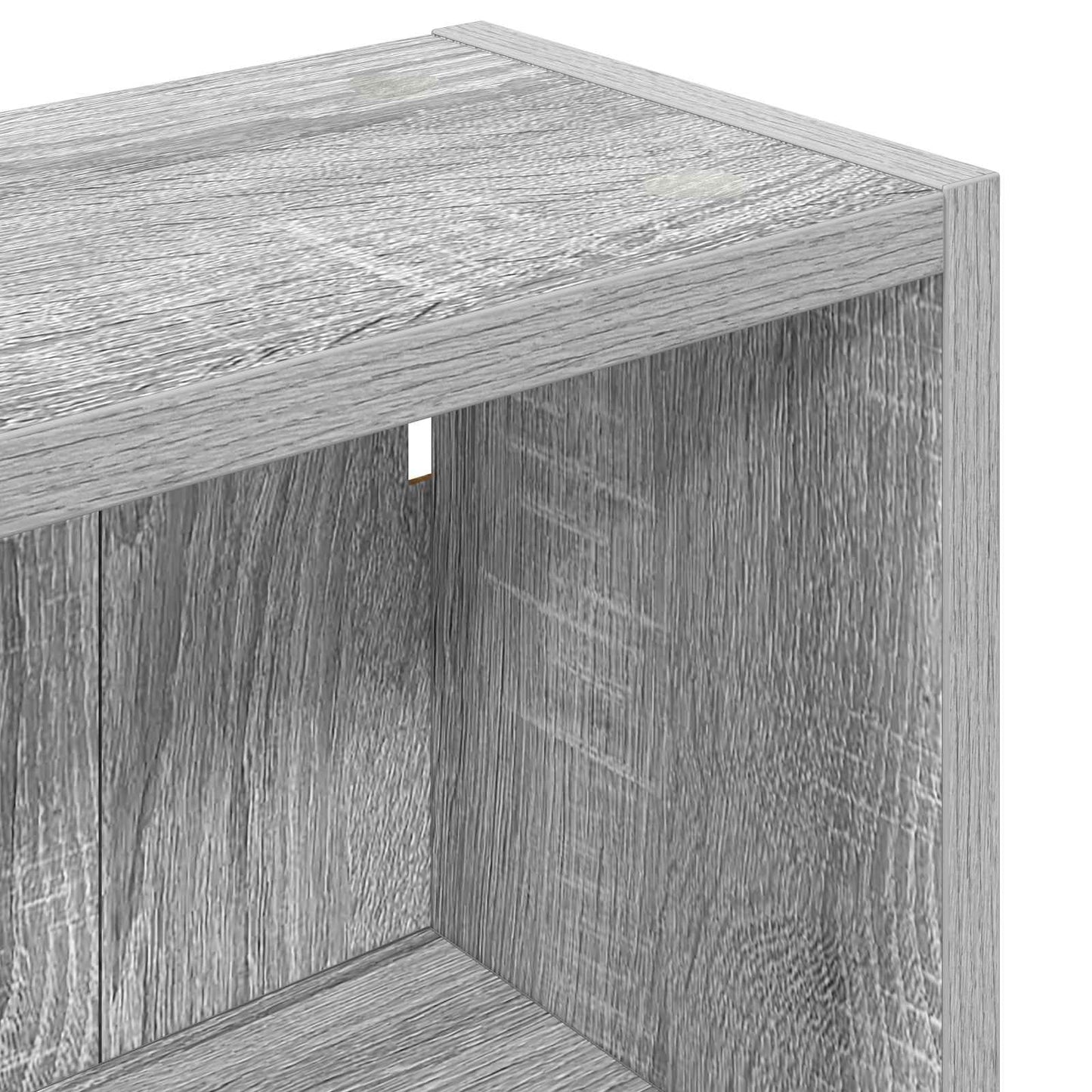 vidaXL Bathroom Wall Cabinet with Shelf Grey Sonoma 40 x 16 x 62.5 cm