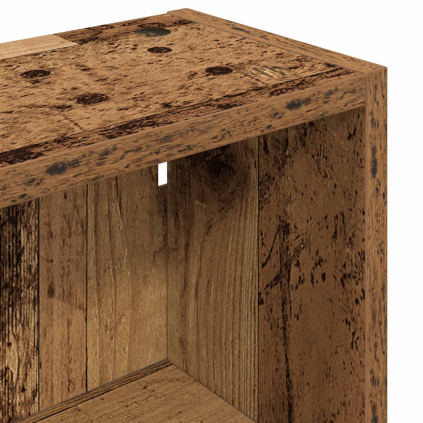 vidaXL Bathroom Wall Cabinet with Shelf Old Wood 40 x 16 x 62.5 cm