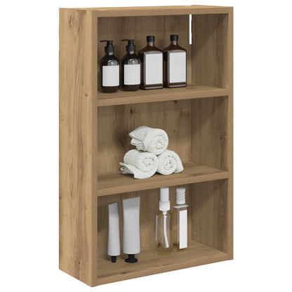 vidaXL Bathroom Wall Cabinet Artisan Oak 40 x 16 x 62.5 cm