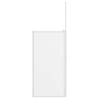 vidaXL Bath Screen Frosted 120 x 70 x 137 cm Aluminium & PP Panel