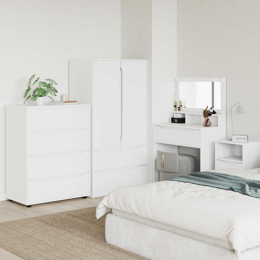 vidaXL Storage Cabinets White 80 x 48 x 105 cm Engineered Wood
