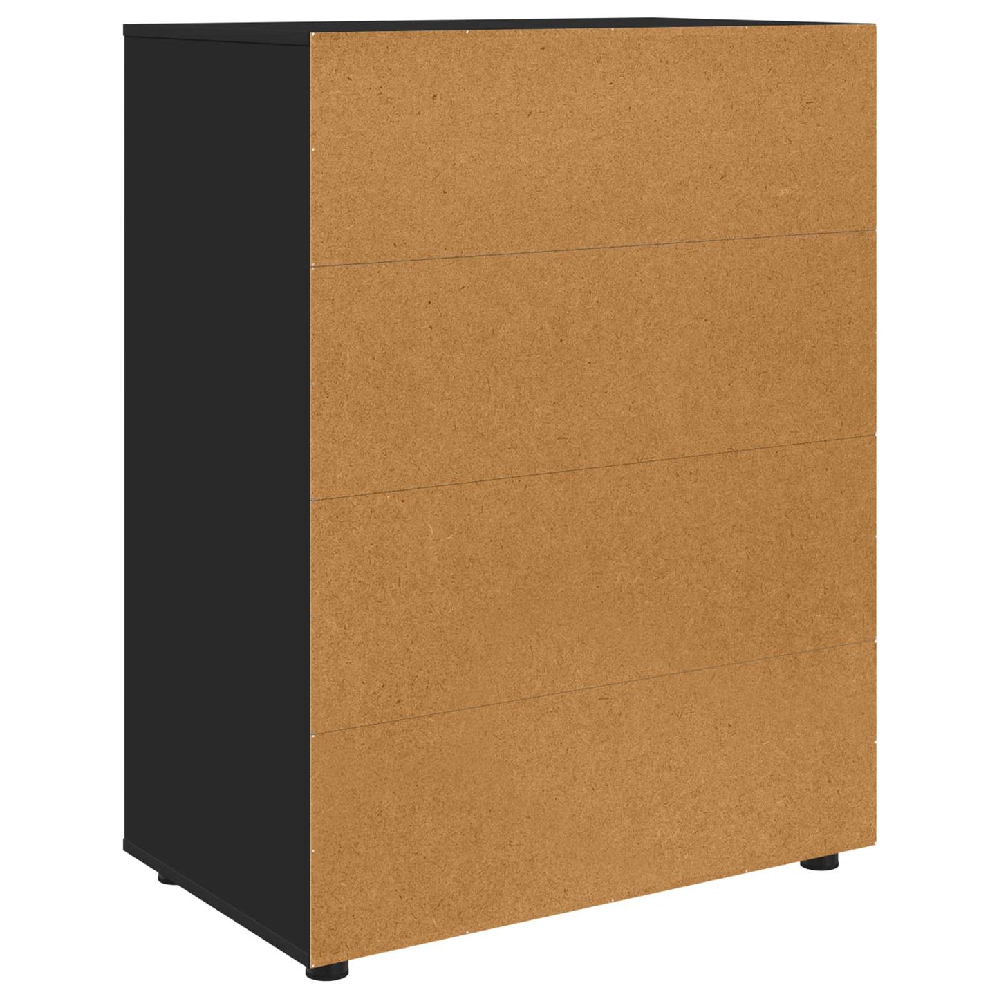 vidaXL Storage Cabinets Black 80 x 48 x 105 cm Engineered Wood