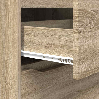 vidaXL Storage Cabinets Sonoma Oak 80 x 48 x 105 cm Engineered Wood