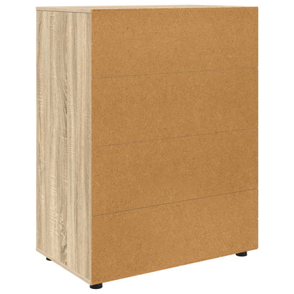 vidaXL Storage Cabinets Sonoma Oak 80 x 48 x 105 cm Engineered Wood