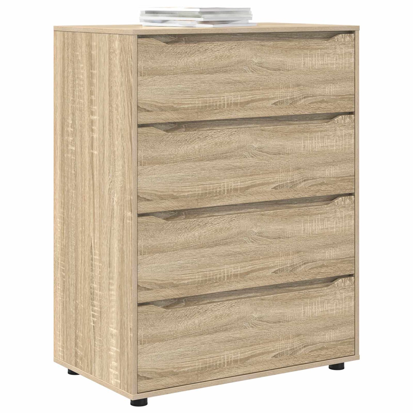 vidaXL Storage Cabinets Sonoma Oak 80 x 48 x 105 cm Engineered Wood