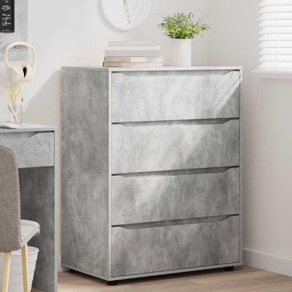 vidaXL Storage Cabinets Concrete Grey 80 x 48 x 105 cm Engineered Wood