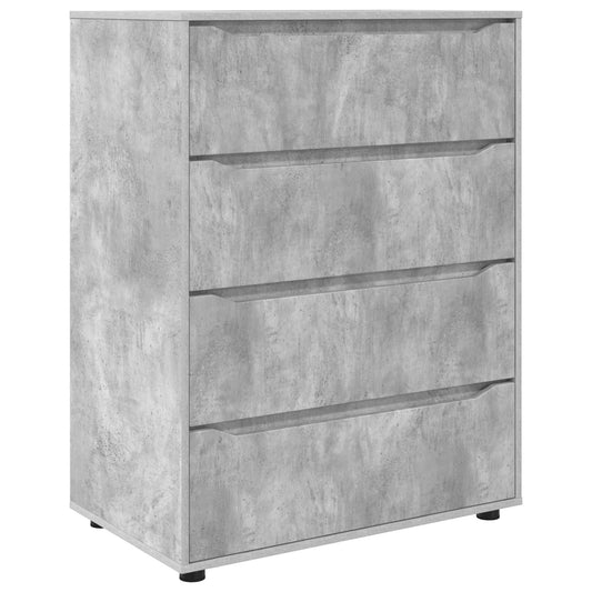 vidaXL Storage Cabinets Concrete Grey 80 x 48 x 105 cm Engineered Wood
