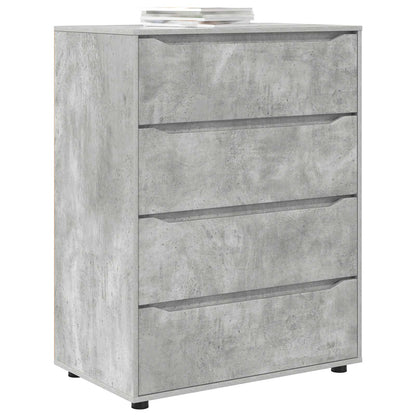 vidaXL Storage Cabinets Concrete Grey 80 x 48 x 105 cm Engineered Wood