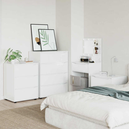 vidaXL Storage Cabinets High Gloss White 80 x 48 x 105 cm