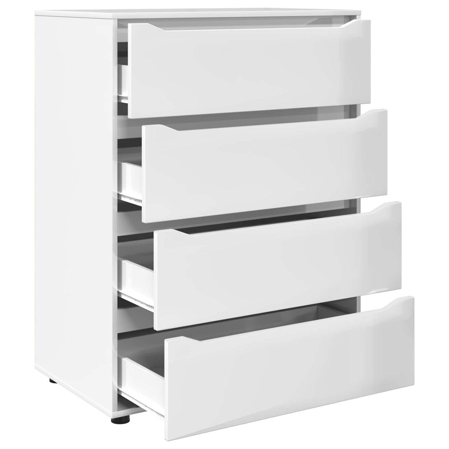 vidaXL Storage Cabinets High Gloss White 80 x 48 x 105 cm