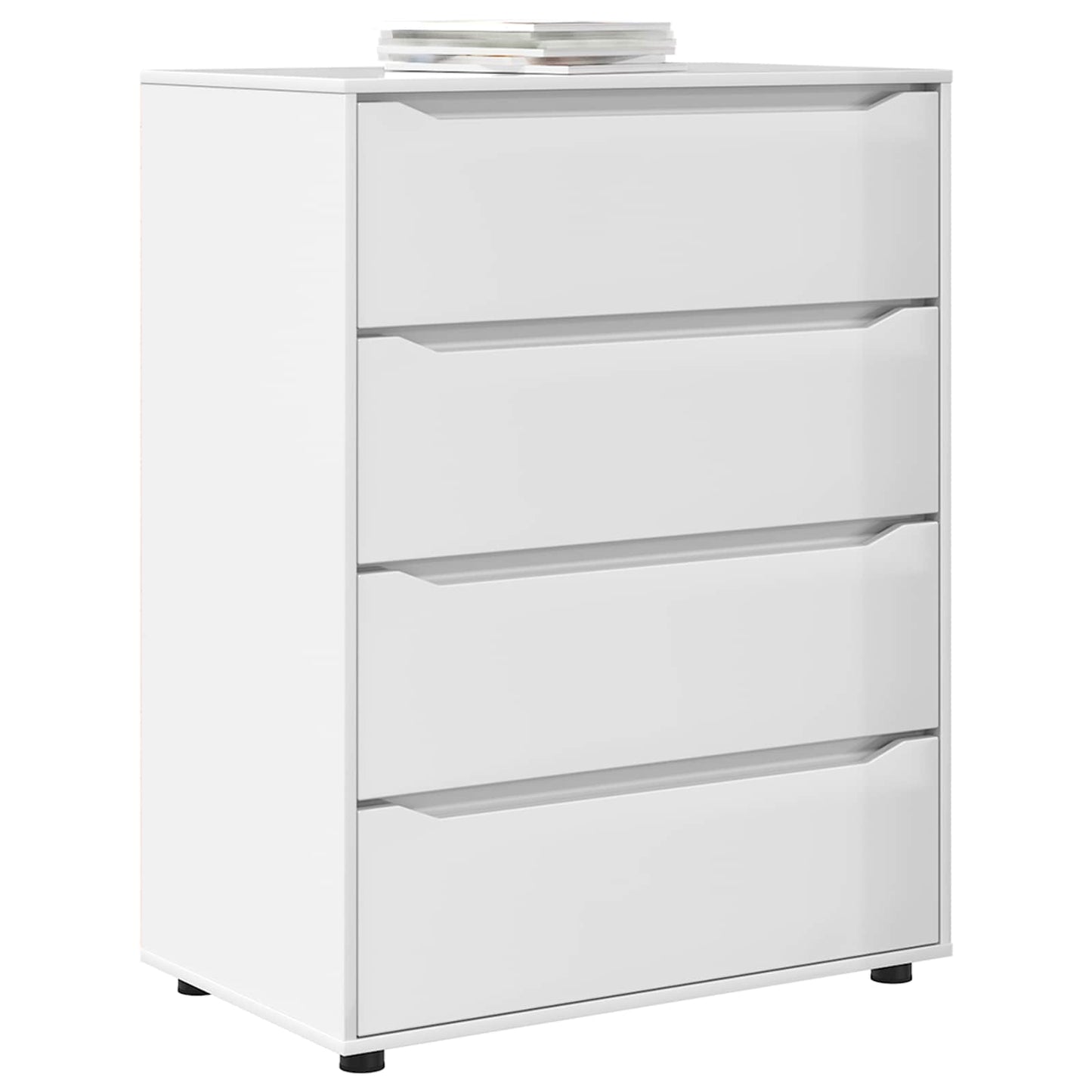 vidaXL Storage Cabinets High Gloss White 80 x 48 x 105 cm