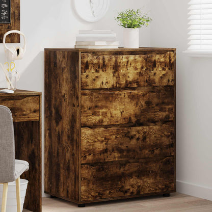 vidaXL Storage Cabinets Smoked Oak 80 x 48 x 105 cm Engineered Wood