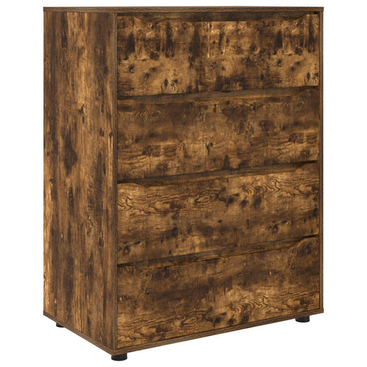 vidaXL Storage Cabinets Smoked Oak 80 x 48 x 105 cm Engineered Wood