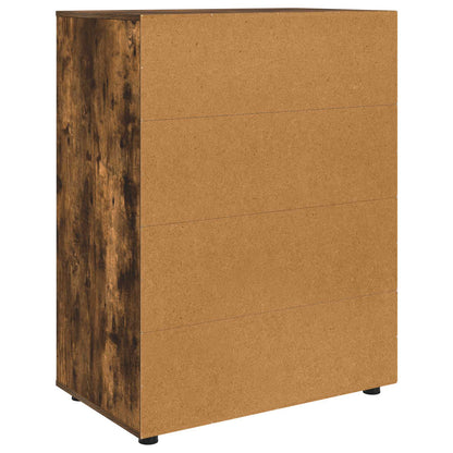vidaXL Storage Cabinets Smoked Oak 80 x 48 x 105 cm Engineered Wood