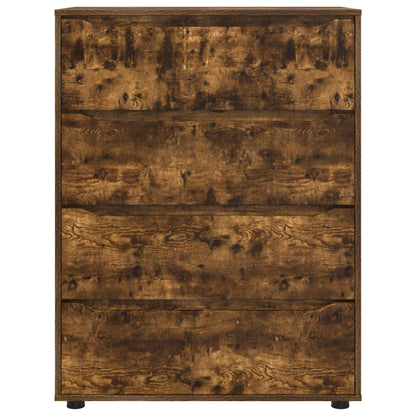 vidaXL Storage Cabinets Smoked Oak 80 x 48 x 105 cm Engineered Wood