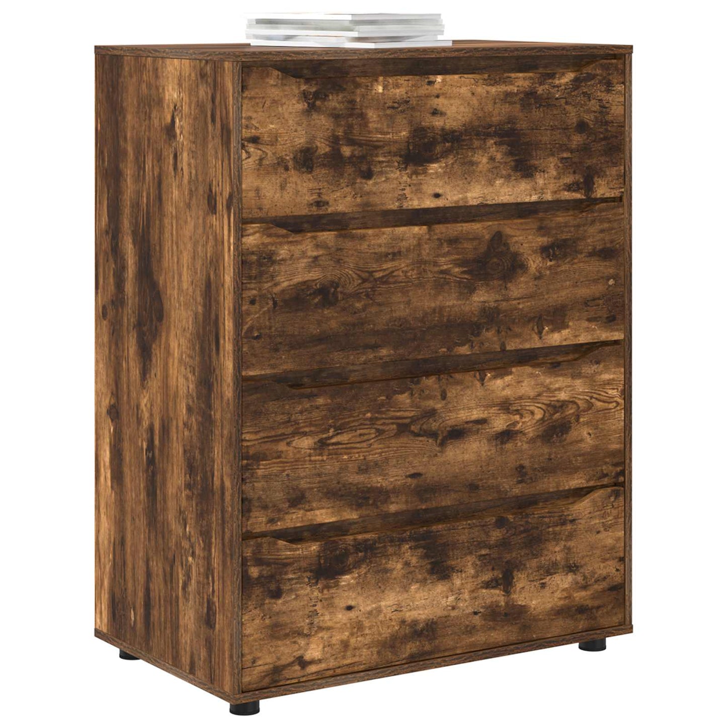 vidaXL Storage Cabinets Smoked Oak 80 x 48 x 105 cm Engineered Wood