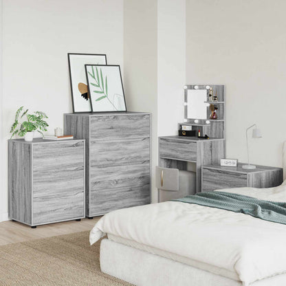 vidaXL Storage Cabinets Grey Sonoma 80 x 48 x 105 cm Engineered Wood