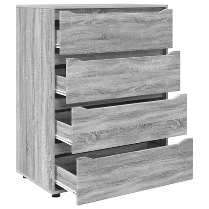 vidaXL Storage Cabinets Grey Sonoma 80 x 48 x 105 cm Engineered Wood