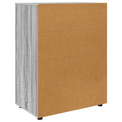 vidaXL Storage Cabinets Grey Sonoma 80 x 48 x 105 cm Engineered Wood
