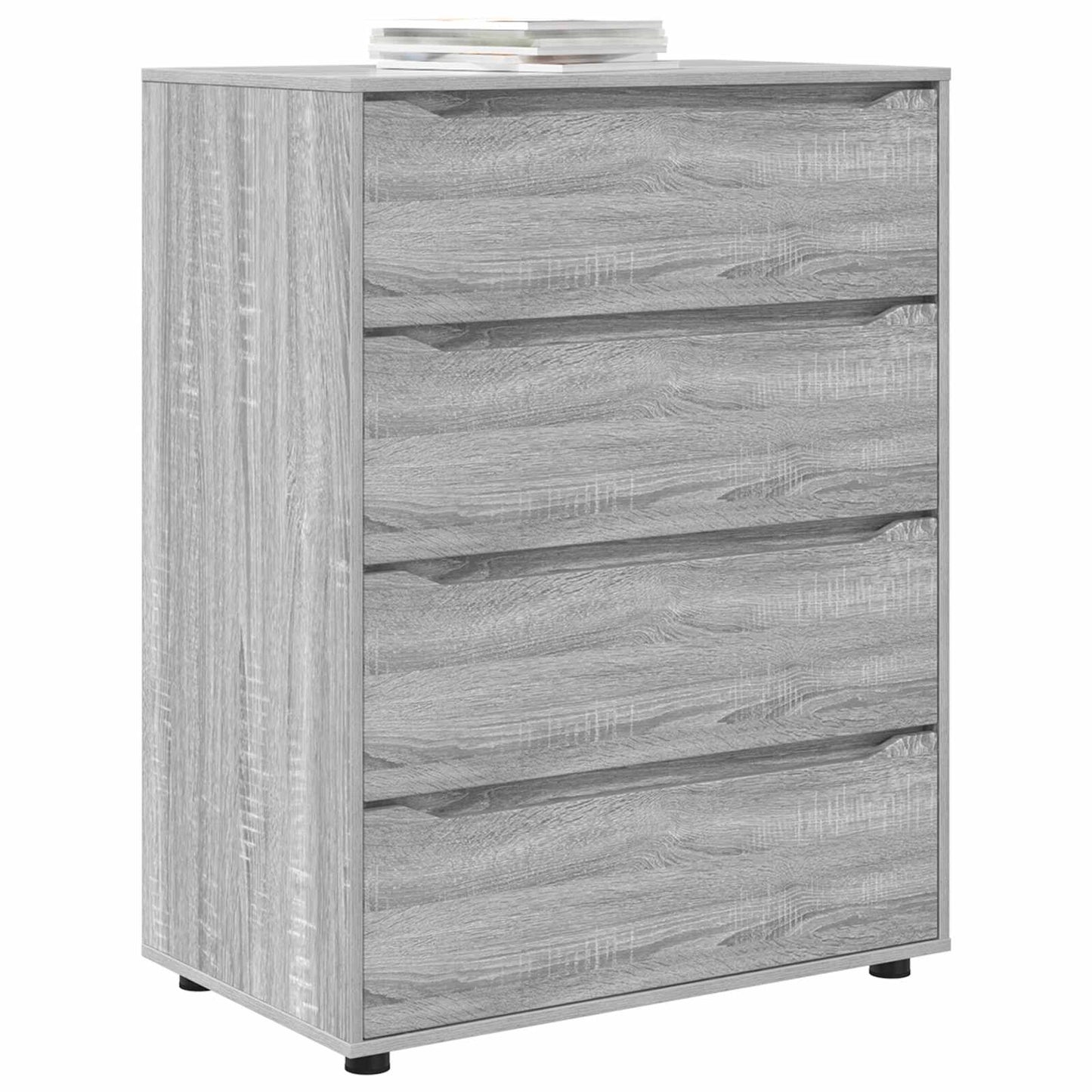 vidaXL Storage Cabinets Grey Sonoma 80 x 48 x 105 cm Engineered Wood
