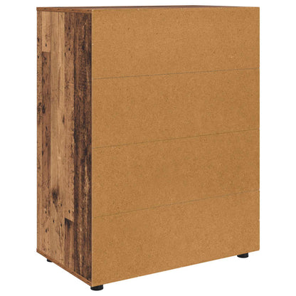 vidaXL Storage Cabinets Old Wood 80 x 48 x 105 cm Engineered Wood