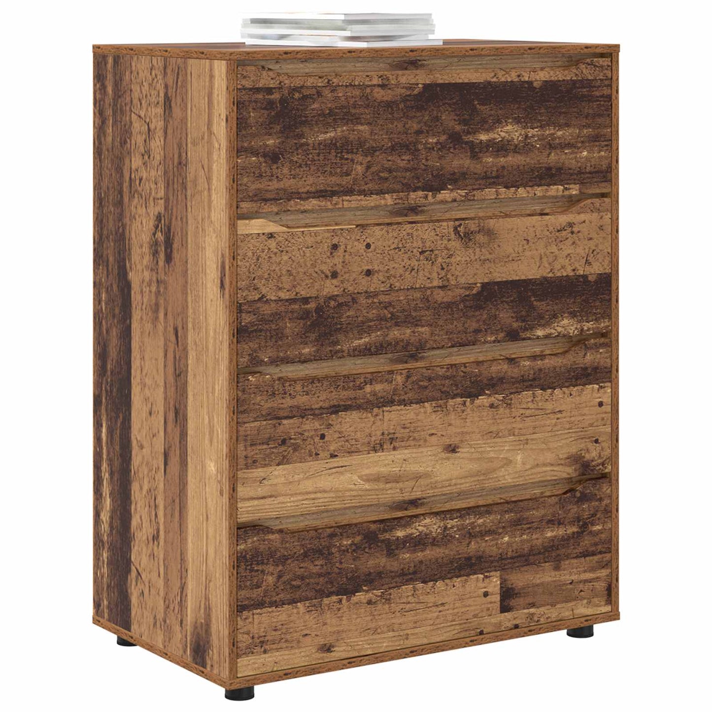 vidaXL Storage Cabinets Old Wood 80 x 48 x 105 cm Engineered Wood