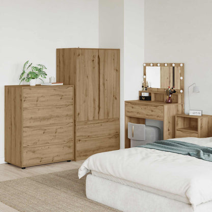 vidaXL Storage Cabinets 80 x 48 x 105 cm Engineered Wood Artisan Oak