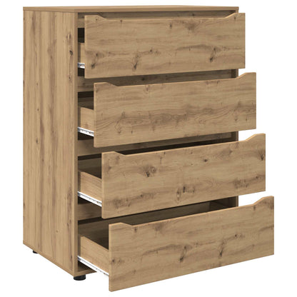 vidaXL Storage Cabinets 80 x 48 x 105 cm Engineered Wood Artisan Oak