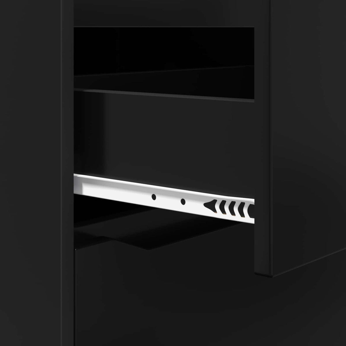vidaXL Storage Cabinets 60 x 48 x 105 cm Engineered Wood Black