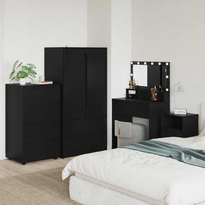 vidaXL Storage Cabinets 60 x 48 x 105 cm Engineered Wood Black